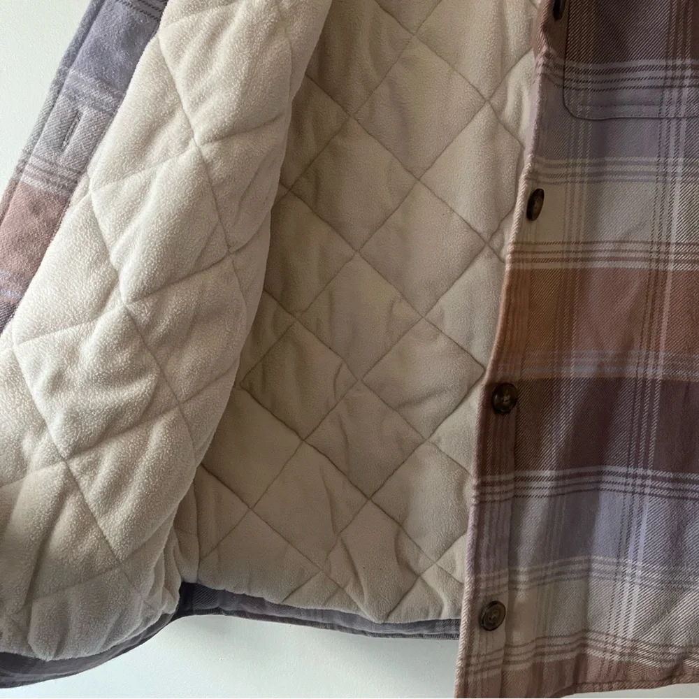 Girls Abercrombie Plaid Flannel Shacket 13/14